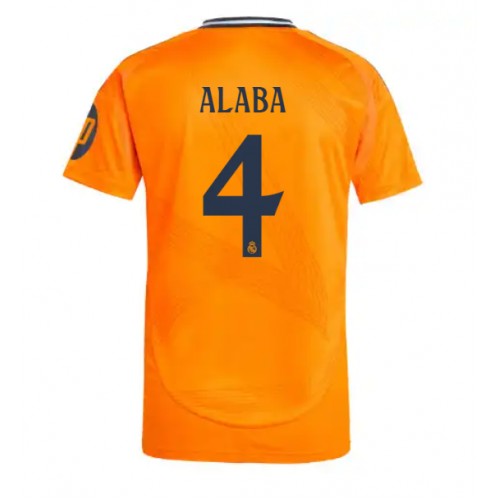 Real Madrid David Alaba #4 Gostujuci Dres 2024-25 Kratak Rukav